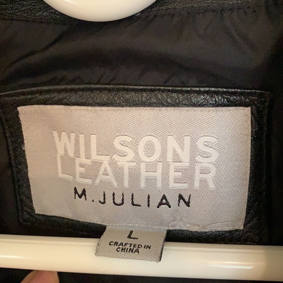 BLACK LEATHER JACKET - Picture 3 of 7